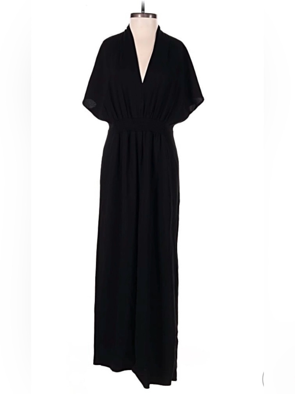 Babaton Aritzia black flowy oversized wide leg jumpsuit XBD1-8524-18 size 6